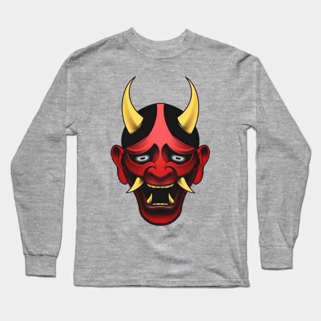 Hannya Long Sleeve T-Shirt by Cossta